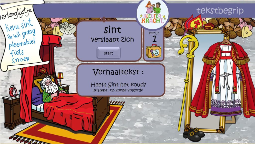 tekstbegrip thema Sinterklaas